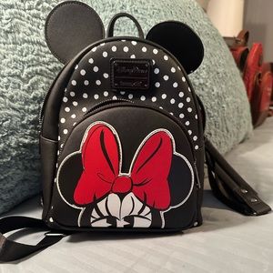 Loungefly Minni Mouse Mini Backpack Disney Park